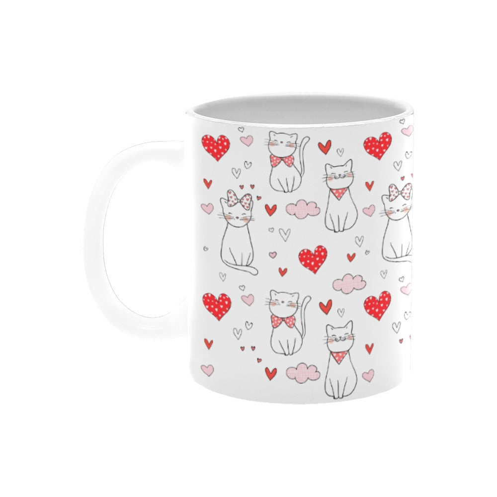 Valentine Kitty Hearts