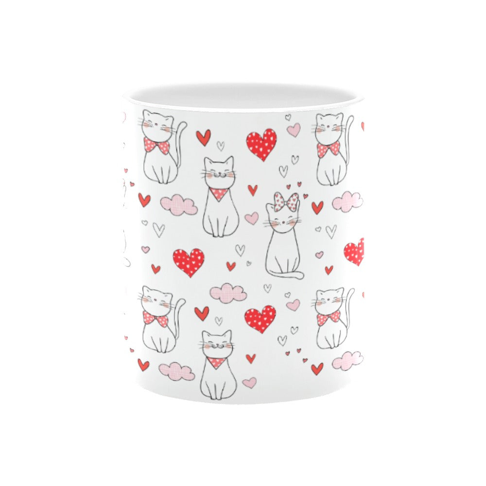 Valentine Kitty Hearts